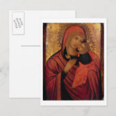 Madonna and Child, c.1650 (panel) Briefkaart (Voorkant / Achterkant)