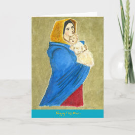 Madonna and child Christmas card Feestdagen Kaart