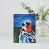 Madonna and child - First words 2008 Briefkaart (Staand voorkant)