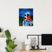 Madonna and child - First words 2008 Poster (Thuiskantoor)