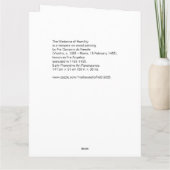 Madonna and Child Holiday Christmas Card Kaart (Achterkant)