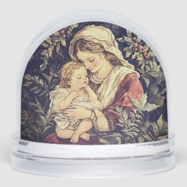 Madonna and Child Vintage Christmas Sneeuwbol