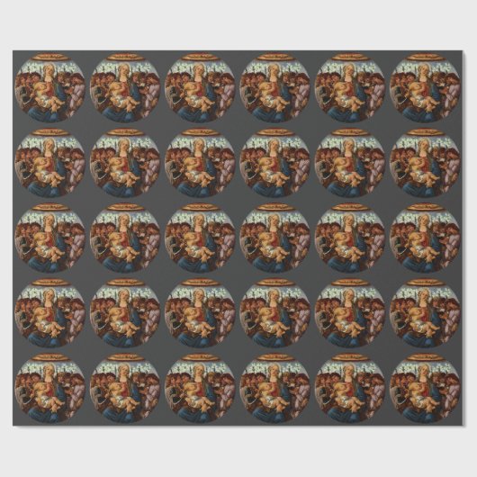 Madonna and Child with Eight Angels by Botticelli Cadeaupapier (Vlak)