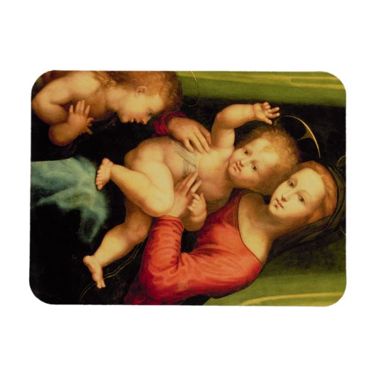 Madonna and Child with St. John Magneet (Horizontaal)