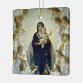 Madonna + Angels, Bouguereau Keramisch Ornament (Links)