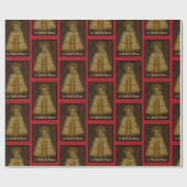 Madonna & Baby Jesus Kerst Cadeaupapier (Vlak)