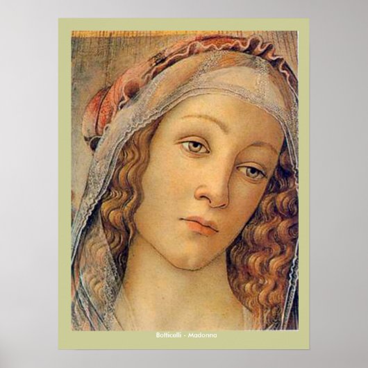 Madonna - Botticelli Poster (Voorkant)