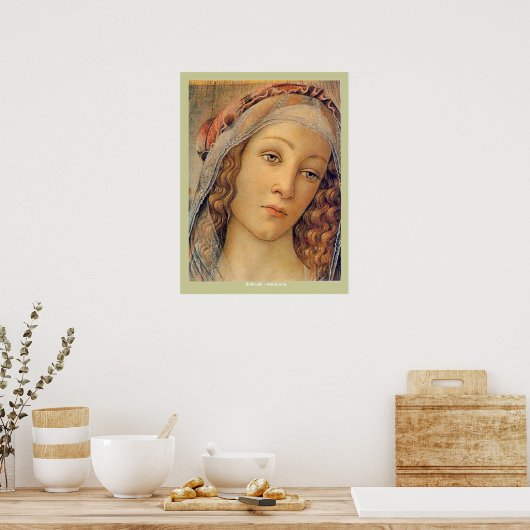 Madonna - Botticelli Poster (Keuken)