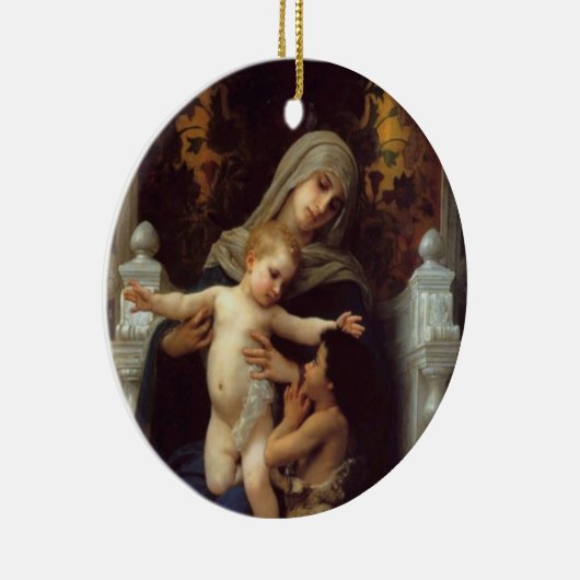 Madonna, Bouguereau Keramisch Ornament (Rechts)