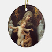 Madonna, Bouguereau Keramisch Ornament (Links)