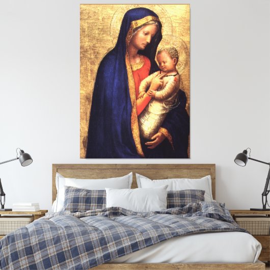 Madonna Casini Canvas Afdruk (Insitu (Slaapkamer))