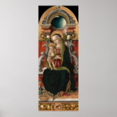 Madonna & Child - Carlo Crivelli Fine Art Poster (Voorkant)