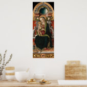 Madonna & Child - Carlo Crivelli Fine Art Poster (Keuken)