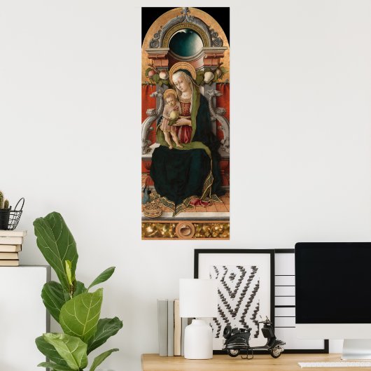Madonna & Child - Carlo Crivelli Fine Art Poster (Thuiskantoor)