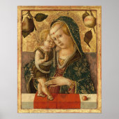 Madonna & Child - Carlo Crivelli Fine Art Poster (Voorkant)