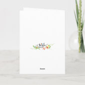 Madonna & Child Christmas Card Kaart (Achterkant)