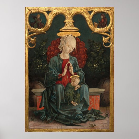 Madonna & Child - Cosmè Tura Fine Art Poster (Voorkant)