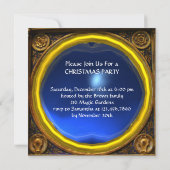 MADONNA, CHILD EN ANGELS Blue Sapphire Kerstmis Kaart (Achterkant)