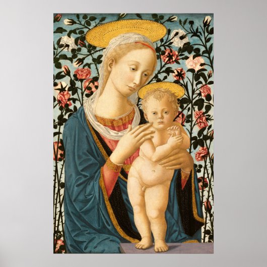 Madonna & Child - Filippino Lippi Fine Art Poster (Voorkant)
