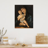 Madonna & Child - Giovanni Bellini Fine Art Poster (Keuken)