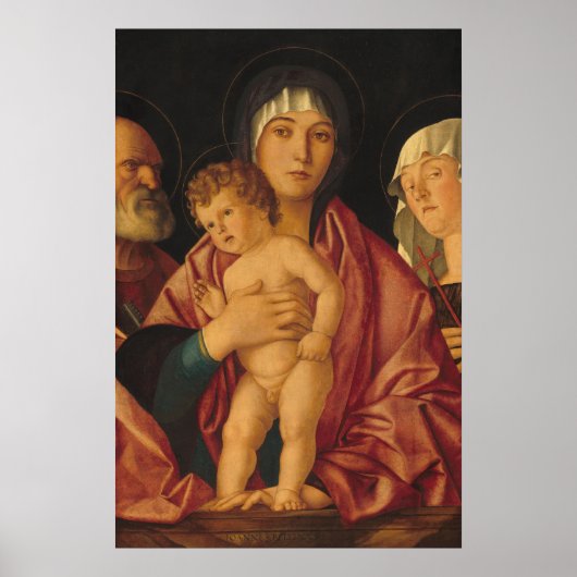 Madonna & Child - Giovanni Bellini Fine Art Poster (Voorkant)
