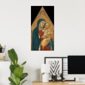 Madonna & Child, Pietro Lorenzetti Fine Art Poster (Thuiskantoor)