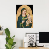 Madonna & Child - Poster voor fijne kunst van de 1 (Thuiskantoor)
