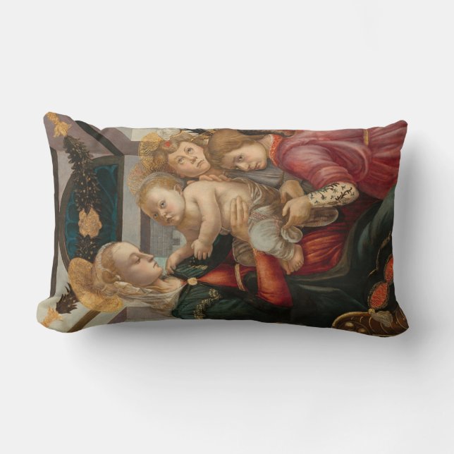 Madonna & Child, Sandro Botticelli Fine Art Kussen (Voorkant)
