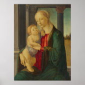 Madonna & Child, Sandro Botticelli Fine Art Poster (Voorkant)