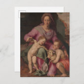Madonna & Child with Saint John the Baptist Briefkaart (Voorkant / Achterkant)