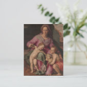 Madonna & Child with Saint John the Baptist Briefkaart (Staand voorkant)