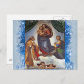 Madonna Christmas briefkaart (Voorkant / Achterkant)