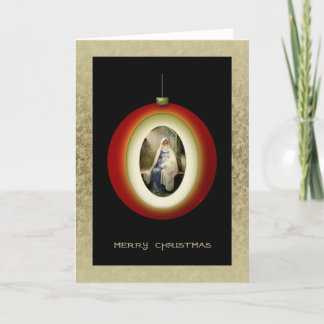 Madonna Christmas Ornament Card Feestdagen Kaart