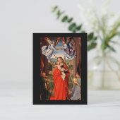 Madonna Christus Child en Angels Briefkaart (Staand voorkant)