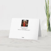 Madonna Christus Child en Angels Feestdagen Kaart (Achterkant)