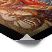 Madonna Christus Child en Angels Poster (Hoek)