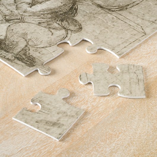 Madonna, Christus en Sint Johannes Baptist door Ra Legpuzzel (Zijkant)