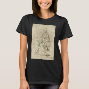 Madonna, Christus en Sint Johannes Baptist door Ra T-shirt