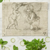 Madonna, Christus en Sint Johannes Baptist door Ra Theedoek (Gevouwen)