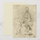 Madonna, Christus en Sint Johannes de Doper door R (Voorkant / Achterkant)