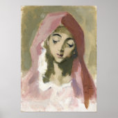 Madonna de la Charité, Helene Schjerfbeck Poster (Voorkant)