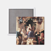 Madonna del Baldacchino - Raphael - c1506 Magneet (Voorkant / Achterkant)