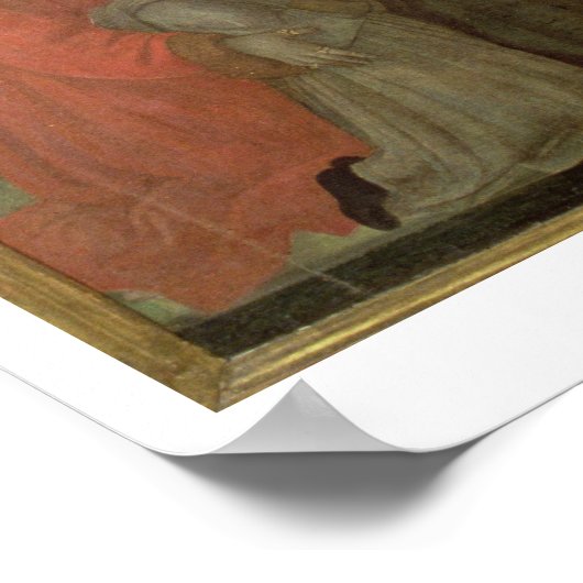 Madonna del Ceppo, 1453 (en detail 62016) Poster (Hoek)