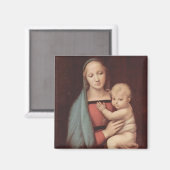 Madonna Del Granduca door Raphael Magneet (Voorkant / Achterkant)