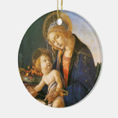 Madonna del Libro Botticelli kerstornament Keramisch Ornament (Links)