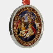 Madonna del Magnificat Metalen Ornament (Rechts)