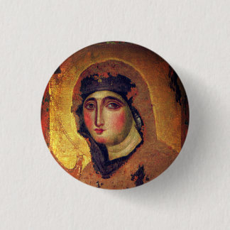 Madonna del Rosario - 6e eeuw Ronde Button 3,2 Cm