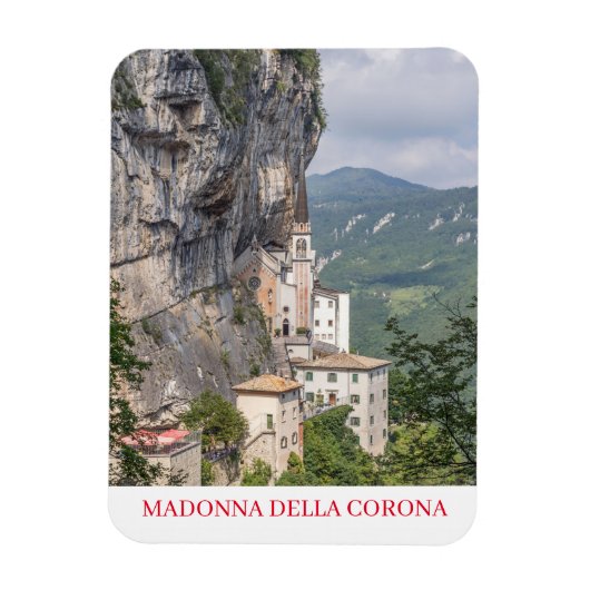Madonna della Corona Sanctuary uitzicht fridge mag Magneet (Verticaal)