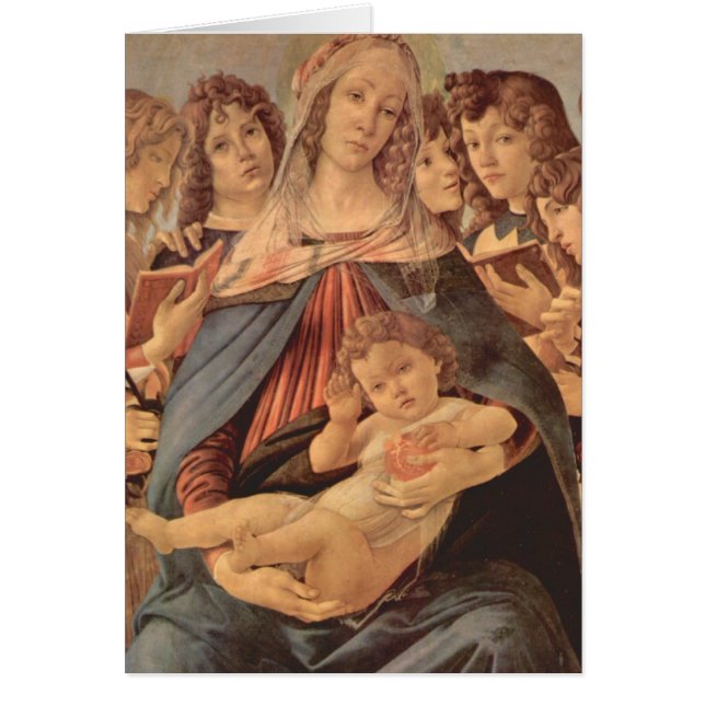 Madonna della Melagrana door Botticelli (Voorkant)