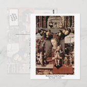Madonna Della Passione van Carlo Crivelli Briefkaart (Voorkant / Achterkant)